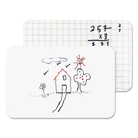 Dry Erase Lap Board, 11.88" X 8.25", White Surface