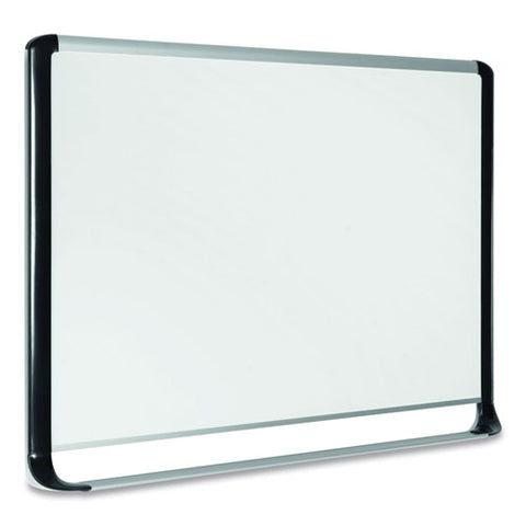 Pure Platinum Dry Erase Board, 96" X 48", White Surface, Silver/black Aluminum Frame