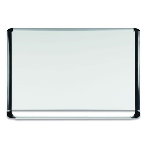 Pure Platinum Dry Erase Board, 96" X 48", White Surface, Silver/black Aluminum Frame