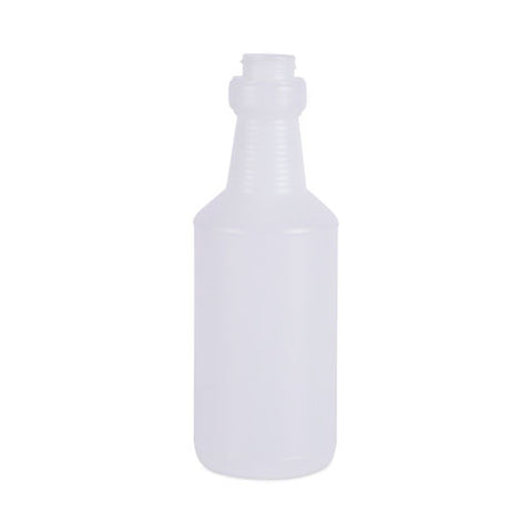 Easy-grip Plastic Spray Bottle, 16 Oz, Clear, 24/carton