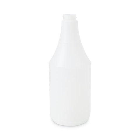 Embossed Plastic Spray Bottle, 24 Oz, Clear, 24/carton