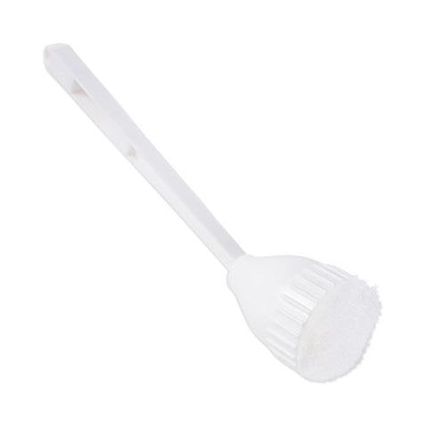 Cone Toilet Bowl Mop, 10" Handle, 2" Mop Head, White, 25/carton