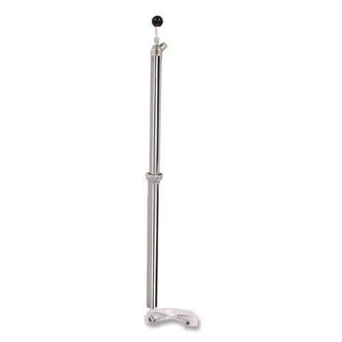 Bottle Pump, 22 Oz Output, Steel, 42.5" Tall, Chrome, 6/carton