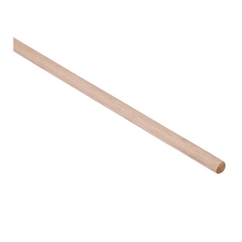 Handle/deck Mops, #20 White Cotton Head, 54" Natural Wood Handle