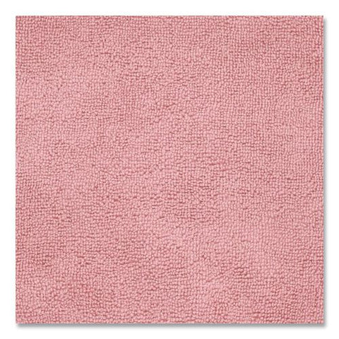 Microfiber Cloths, 12 X 12, Pink, 12/pack