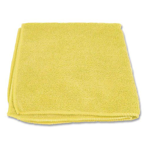 Microfiber Cleaning Cloths, 12 X 12, Yellow, 12/pack