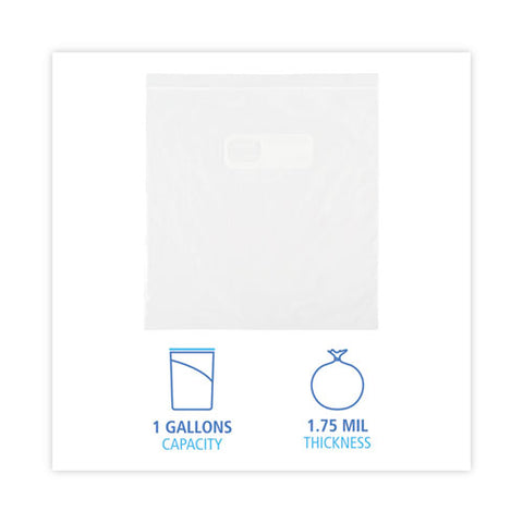 Reclosable Food Storage Bags, Gallon, 10.5" X 11", Clear, 250/box