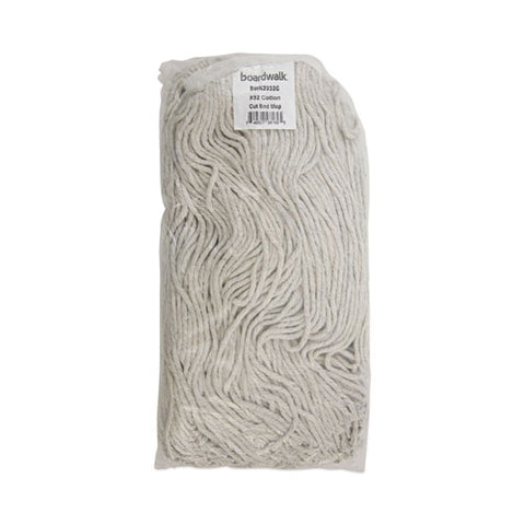 Cut-end Wet Mop Head, Cotton, No. 32, White