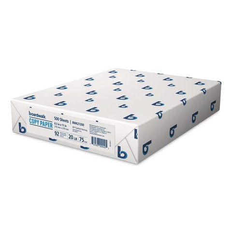 Copy Paper, 92 Bright, 20 Lb Bond Weight, 8.5 X 11, White, 500 Sheets/ream