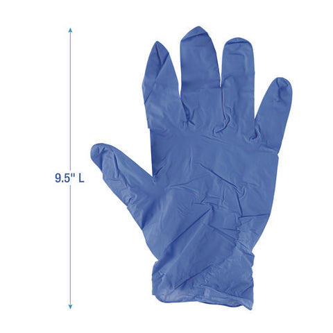 Disposable General-purpose Nitrile Gloves, X-large, Blue, 4 Mil, 100/box