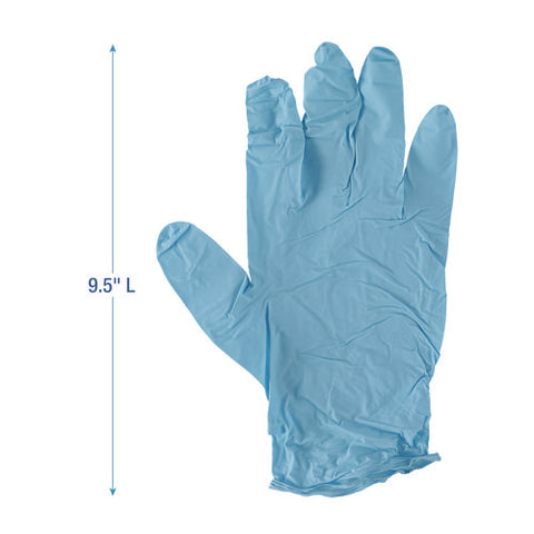 Disposable Examination Nitrile Gloves, Small, Blue, 5 Mil, 1,000/carton