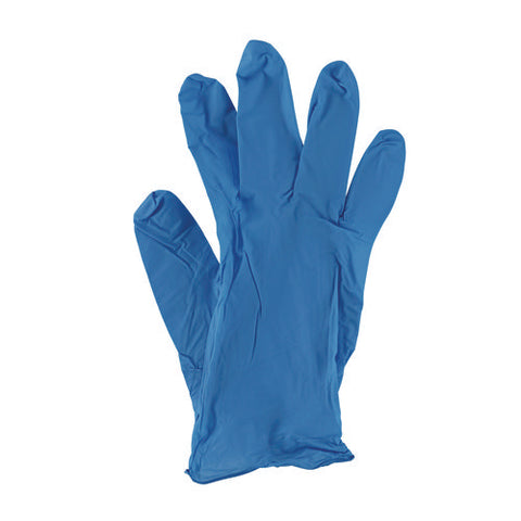 Disposable General-purpose Powder-free Nitrile Gloves, Large, Blue, 5 Mil, 100/box