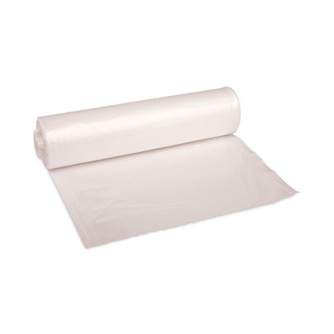 High-density Can Liners, 45 Gal, 13 Mic, 40" X 46", Natural, Perforated Roll, 25 Bags/roll, 10 Rolls/carton