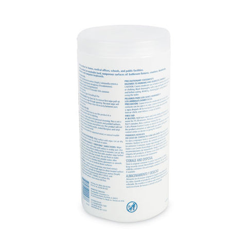 Quat-based Disinfecting Wipes, 7 X 8, Fresh Scent, 75/canister, 6 Canisters/carton