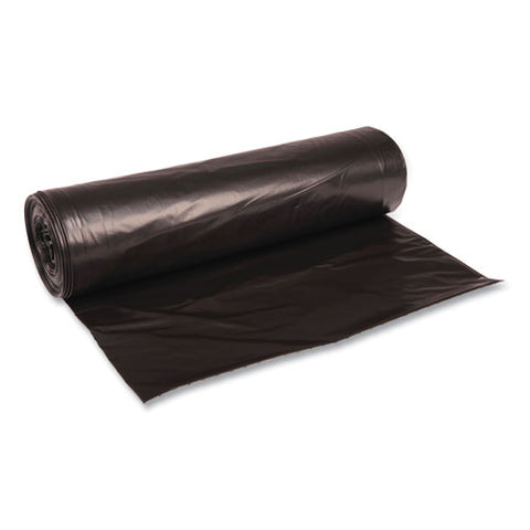 Recycled Low-density Polyethylene Can Liners, 56 Gal, 1.6 Mil, 43" X 47", Black, Perforated, 20 Bags/roll, 5 Rolls/carton