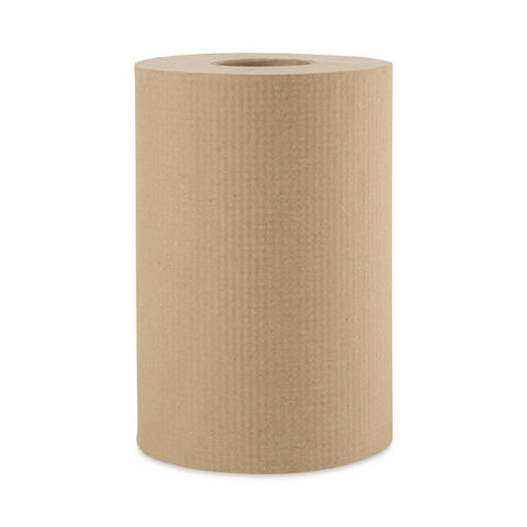 Hardwound Paper Towels, 1-ply, 8" X 350 Ft, Natural, 12 Rolls/carton