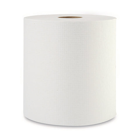 Hardwound Paper Towels, 1-ply, 8" X 800 Ft, White, 6 Rolls/carton