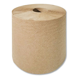 Hard Wound Towel, 1-ply, 8" X 700 Ft, Brown, 6 Rolls/carton