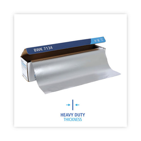 Heavy-duty Aluminum Foil Roll, 87 Gauge, 18" X 500 Ft