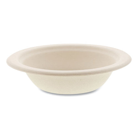 Bagasse Pfas-free Dinnerware, Round Bowl, 12 Oz, Tan, 1,000/carton