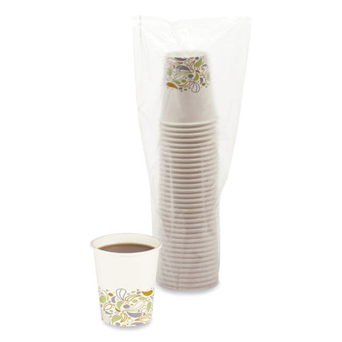 Deerfield Printed Paper Hot Cups, 8 Oz, 50/sleeve, 20 Sleeves/carton