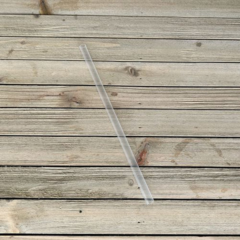 Giant Straws, 7.75", Polypropylene, Clear, 1,500/carton