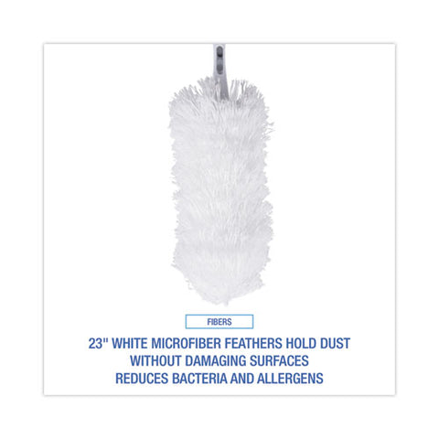 Microfeather Washable Microfiber Duster, 23" Plastic Handle