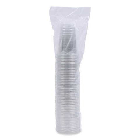 Clear Plastic Cold Cups, 16 Oz, 50/sleeve, 20 Sleeves/carton