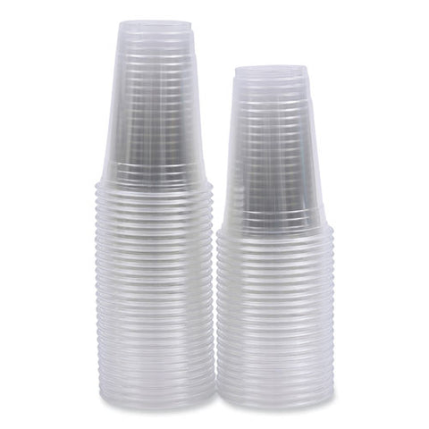 Clear Plastic Cold Cups, 20 Oz, 50/sleeve, 20 Sleeves/carton