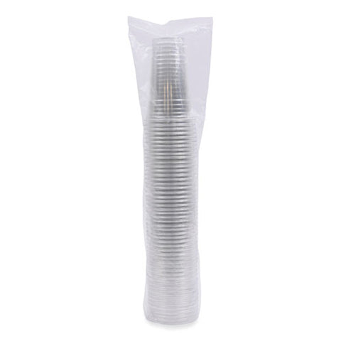 Clear Plastic Cold Cups, 24 Oz, 50/sleeve, 12 Sleeves/carton