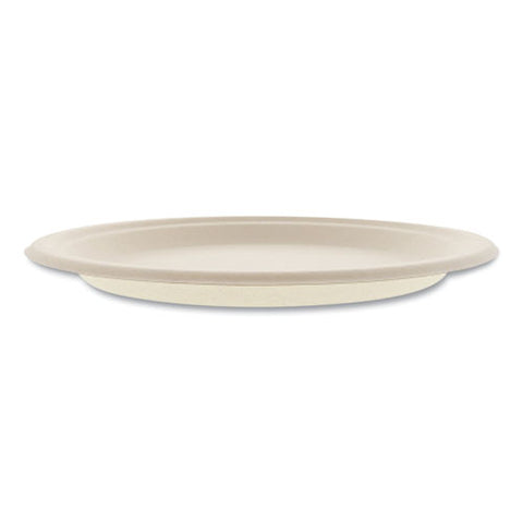 Bagasse Pfas-free Dinnerware, Plate, 10" Dia, Tan, 500/carton