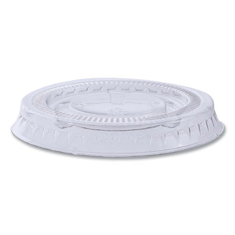 Souffle/portion Cup Lids, Fits 1 Oz Portion Cups, Clear, 2,500/carton