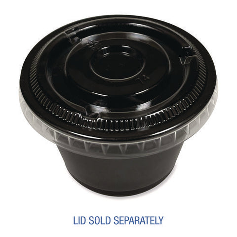 Souffle/portion Cups, 4 Oz, Black, 2,500/carton