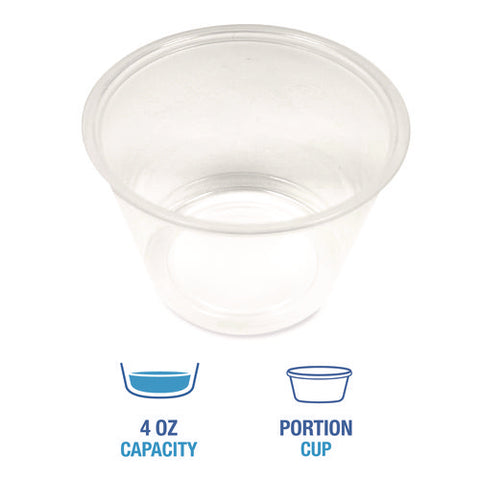 Souffle/portion Cups, 4 Oz, Translucent, 2,500/carton