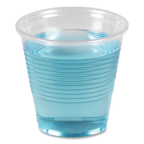 Translucent Plastic Cold Cups, 5 Oz, 100/sleeve, 25 Sleeves/carton