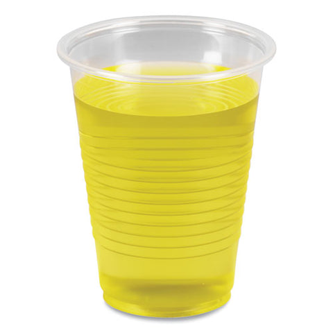 Translucent Plastic Cold Cups, 7 Oz, 100/sleeve, 25 Sleeves/carton