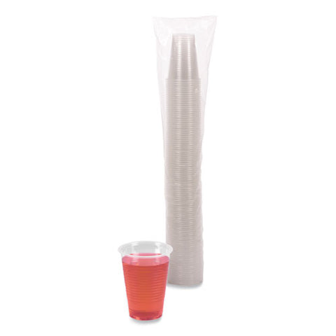 Translucent Plastic Cold Cups, 9 Oz, 100/sleeve, 25 Sleeves/carton