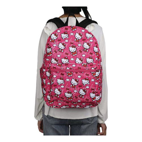 Hello Kitty Travel Backpack, Fits Devices Up To 15", 12 X 7 X 16.5, Multicolor