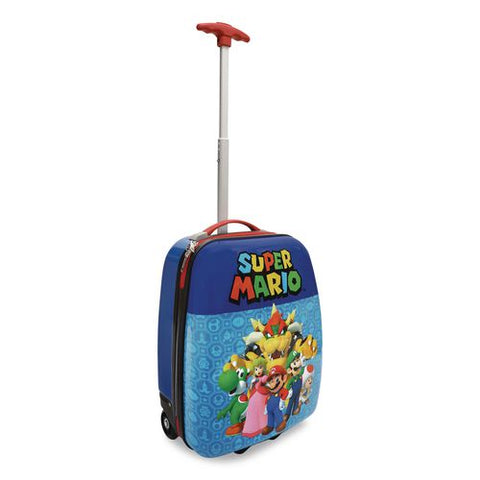 Super Mario Brothers Hardside Carry-on Suitcase, 13 X 8 X 16.5