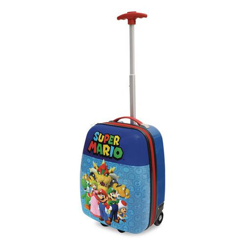 Super Mario Brothers Hardside Carry-on Suitcase, 13 X 8 X 16.5