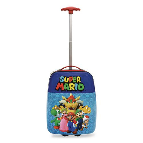 Super Mario Brothers Hardside Carry-on Suitcase, 13 X 8 X 16.5