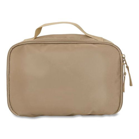 Four-piece Packing Cube Set, Assorted Sizes, Light Brown