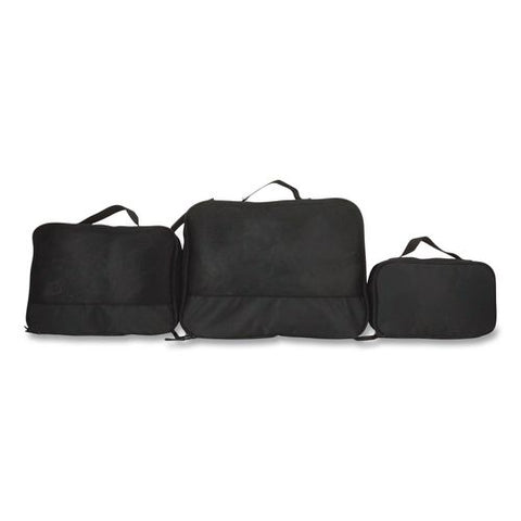 Four-piece Packing Cube Set, Assorted Sizes, Black