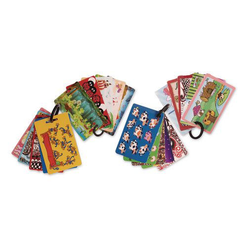 Distraction Flash Cards. All Ages, 3.4 X 2.5, 5 Cards/set, 4 Sets/pack