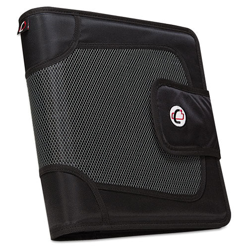 Premium Velcro Closure Binder, 3 Rings, 2" Capacity, 11 X 8.5, Black