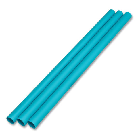 Marine Biodegradable Straws, 7.75", Ocean Blue, 6,000/carton