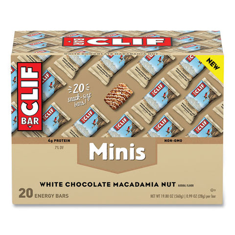 Energy Bar Minis, White Chocolate Macadamia Nut, 1 Oz, 20/box