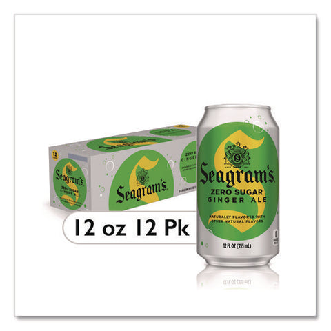 Diet Ginger Ale, 12 Oz Can, 24/carton