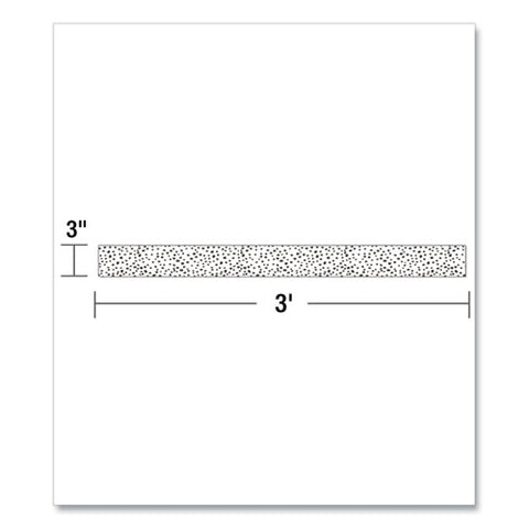 Straight Borders, Dotted, 3" X 3 Ft, Black/white, 12/pack