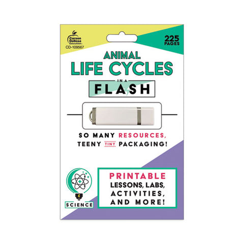 In A Flash Usb, Animal Lifestyles, Ages 5-8, 225 Pages